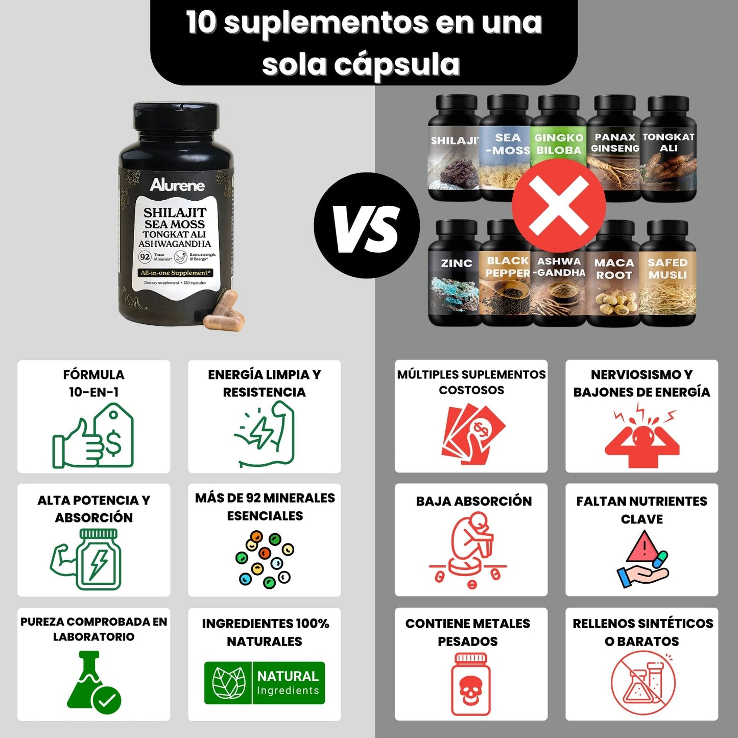 GOLD+ All - In - One Capsules - Alurene