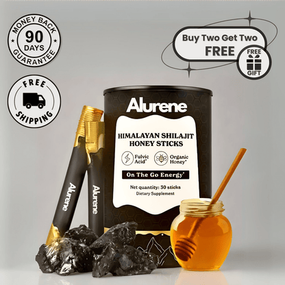 Organic Shilajit Honey Sticks - Alurene