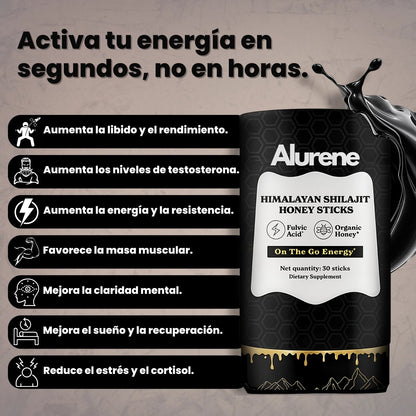 Organic Shilajit Honey Sticks - Alurene